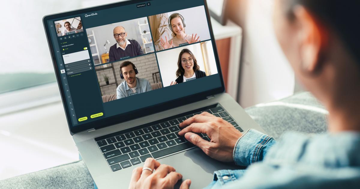 Sichere Videokonferenzen für Ihr Business.