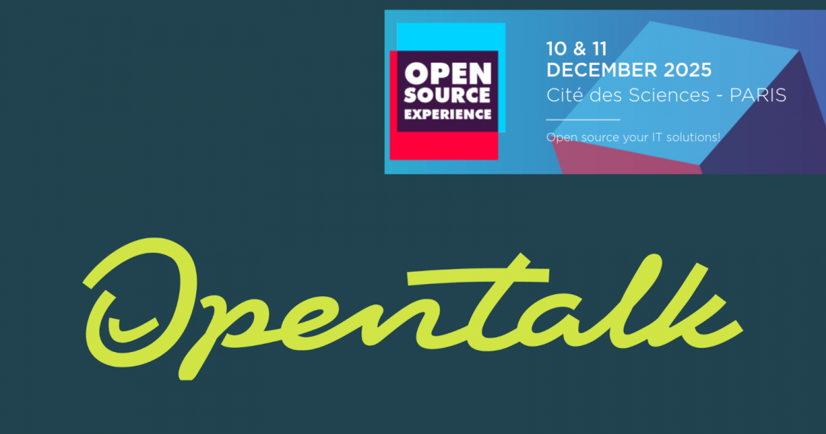 Open Source Experience 2025 with OpenTalk and OpenCloud | OpenTalk