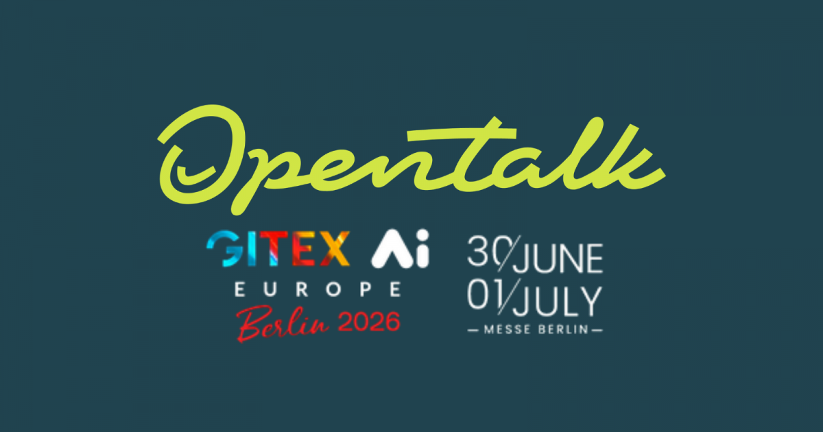 Opentalk auf der GITEX Europe