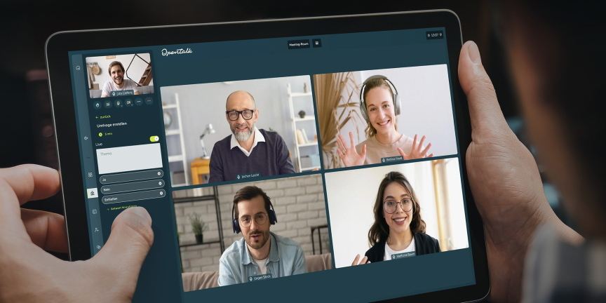 OpenTalk Videokonferenz Tablet