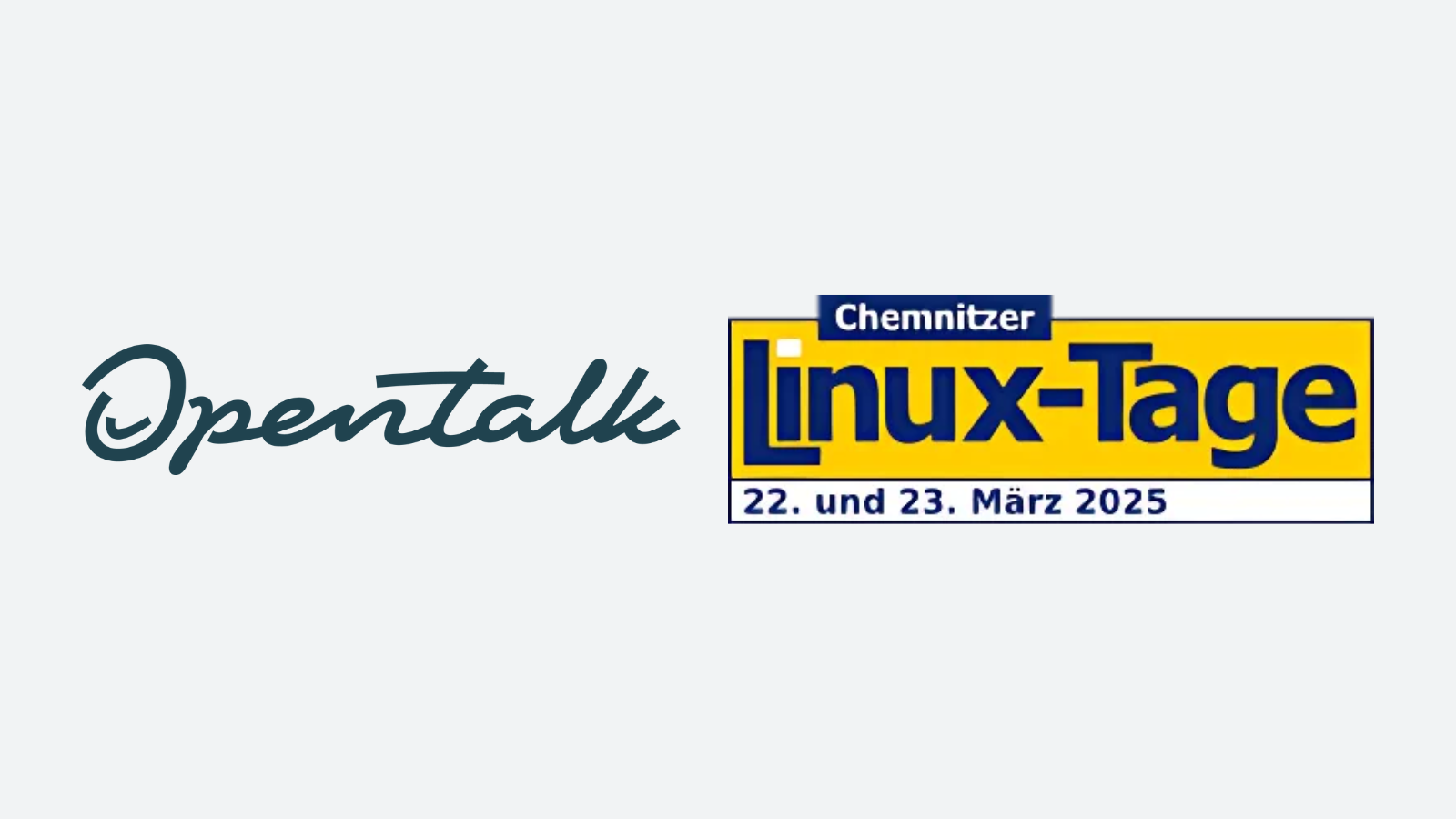 OpenTalk Chemnitzer Linux-Tage 22. und 23. März 2025
