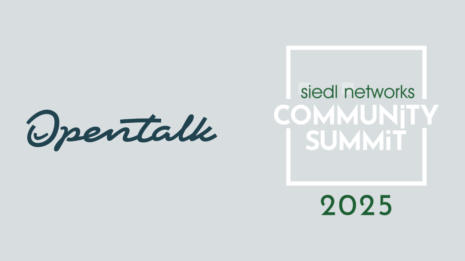 OpenTalk // siedl networks Community Summit 2025