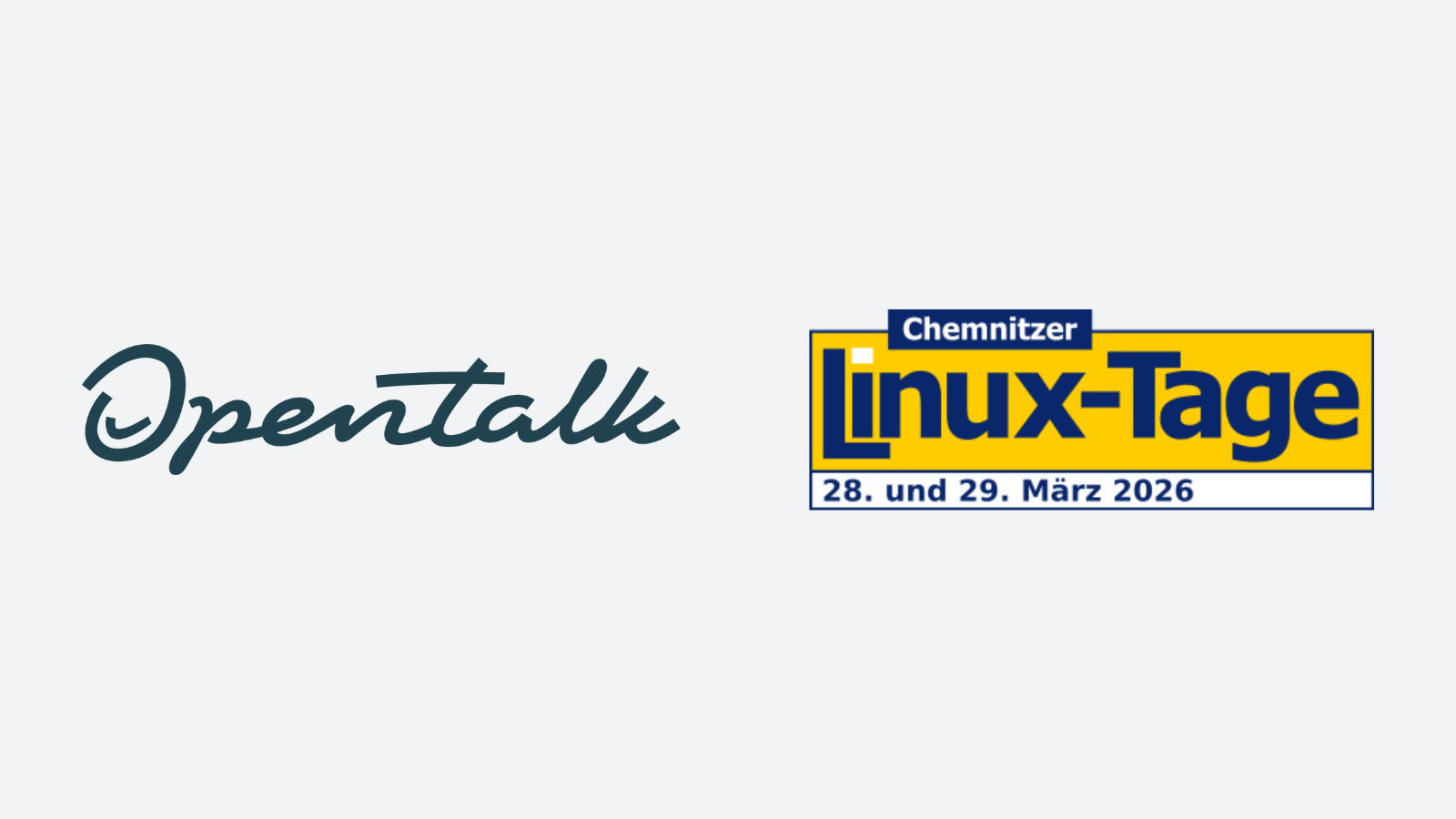 OpenTalk Chemnitzer Linux-Tage 28. und 29. März 2026